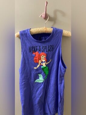 Disney ‘Make a Splash' Purple Ariel Tank Top